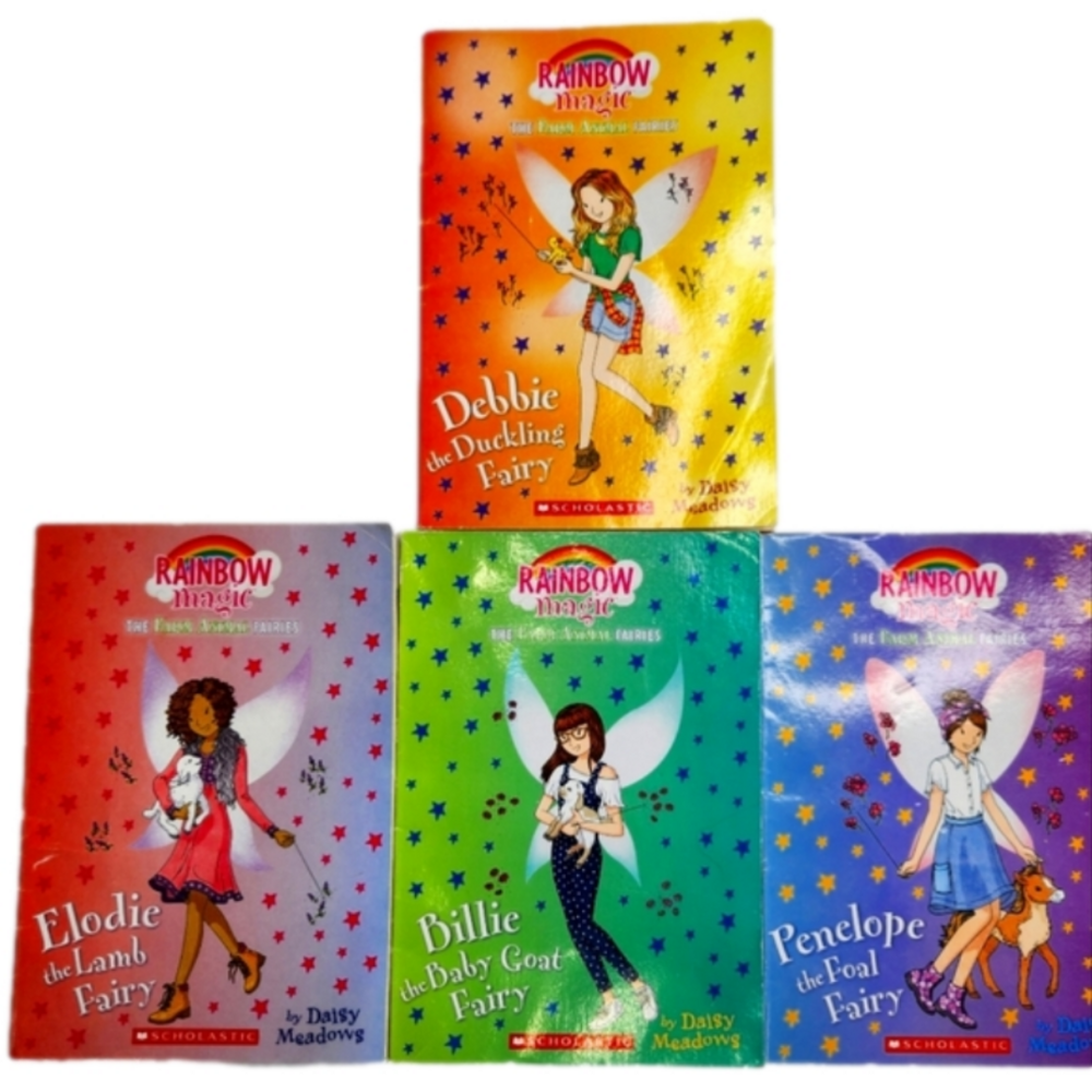Rainbow Magic Farm Animal Fairy Set of 4
